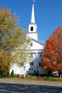 Church 2 trees